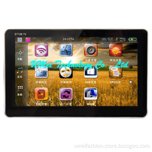 7 inch Car DVR GPS with FM,AV,Bluetooth,DVR functions,DDR128